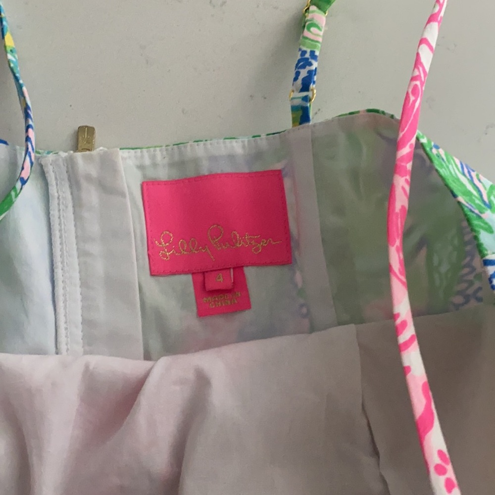 Lilly Pulitzer colorful/floral 2 piece skirt set - Picture 3 of 8